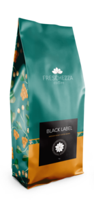 Kafija pupiņās Freschezza  Black label, 1 kg (min. pasūtījuma daudzums 1 vienība)
