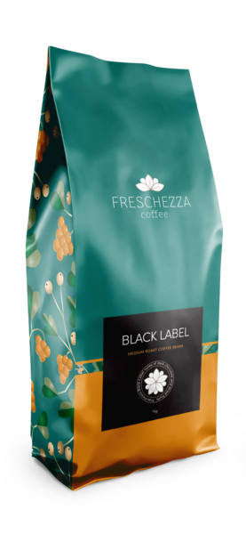 Coffee beans Freschezza Black label, 1 kg (min. order quantity 1 unit)