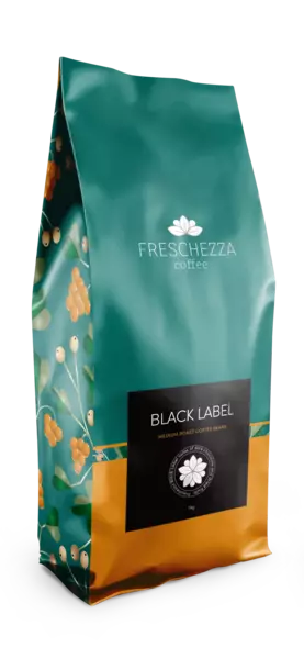 Кофе в зернах Freschezza Black label , 1 kg (мин. 1 шт.)