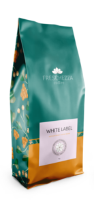 Kafija pupiņās Freschezza White label, 1 kg (min. pasūtījuma daudzums 1 vienība)