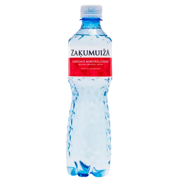 Carbonated natural mineral water, 0.5 L (min. 12 pcs.)