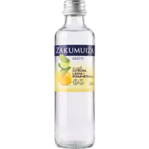 Carbonated drink with lime, lemon and mint flavour, 0.25 L