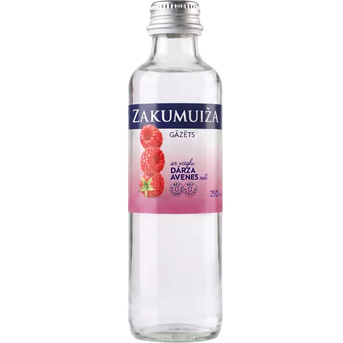 Gāzēts dzēriens ar aveņu garšu 0.25 L