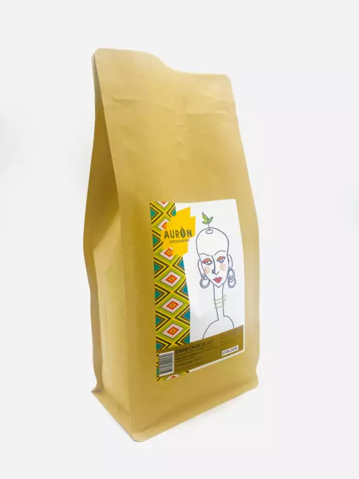 Dark Roast Coffee Beans, Dark Chocolate Espresso, 1 kg