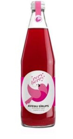 100% natural Very Berry syrup, raspberry