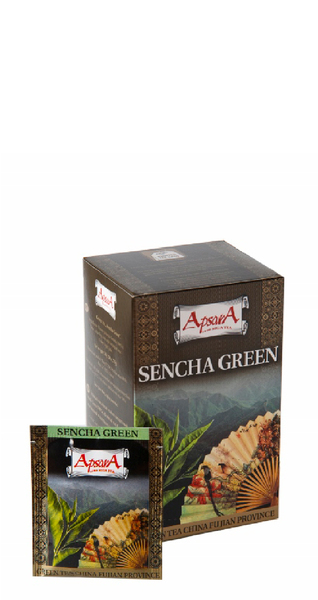 Зеленый чай "Sencha Green" Apsara, в пакетиках (мин. количество для заказа 1 шт.)