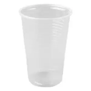 Plastic glasses, 200 ml, transparent, 100 pcs. (min. 1 pkg.)